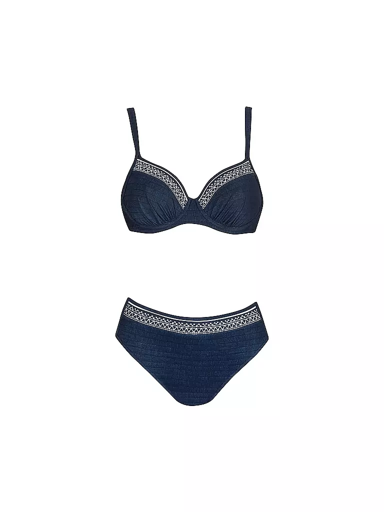 SUNFLAIR Damen Bikini mit Spacer Cup und Formbügel blau